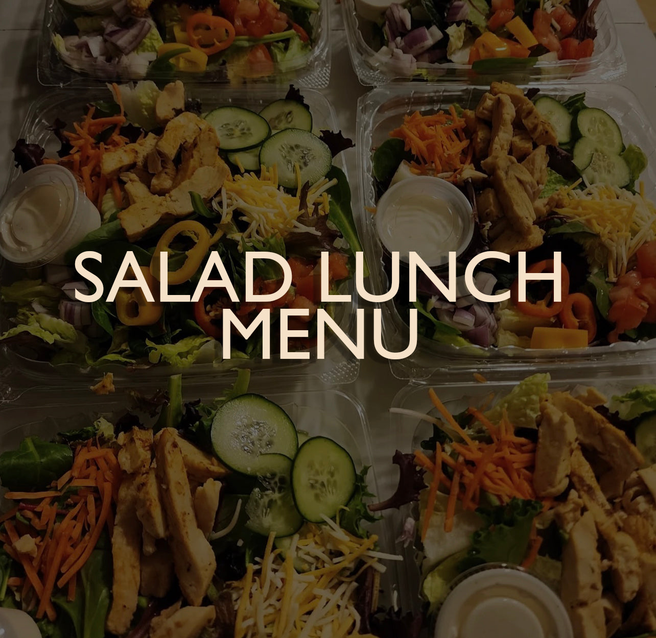 Salad Lunch Menu